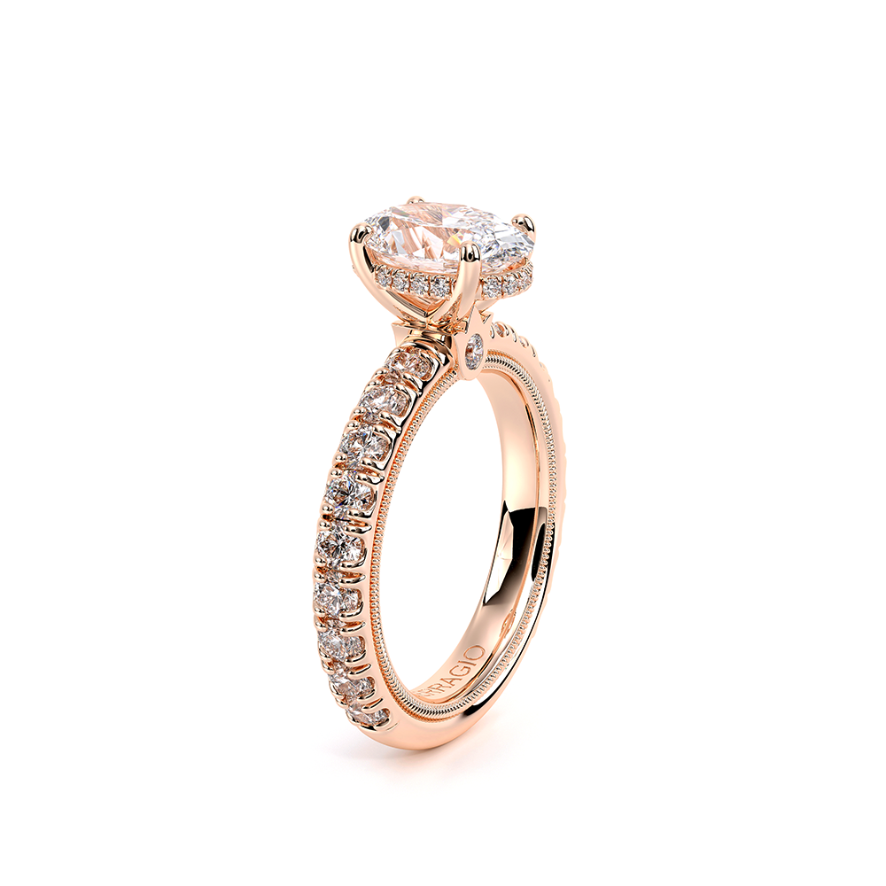 Verragio Pave Oval Engagement Ring