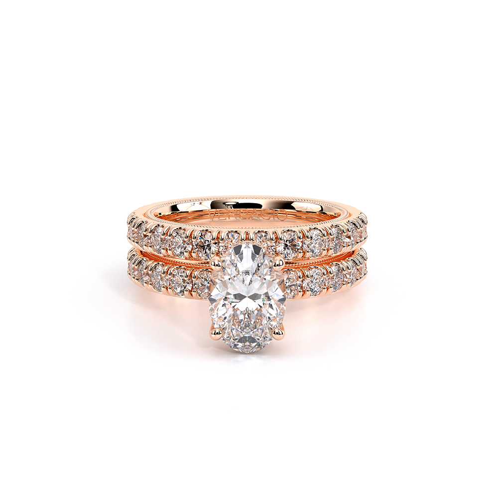 Verragio Pave Oval Engagement Ring