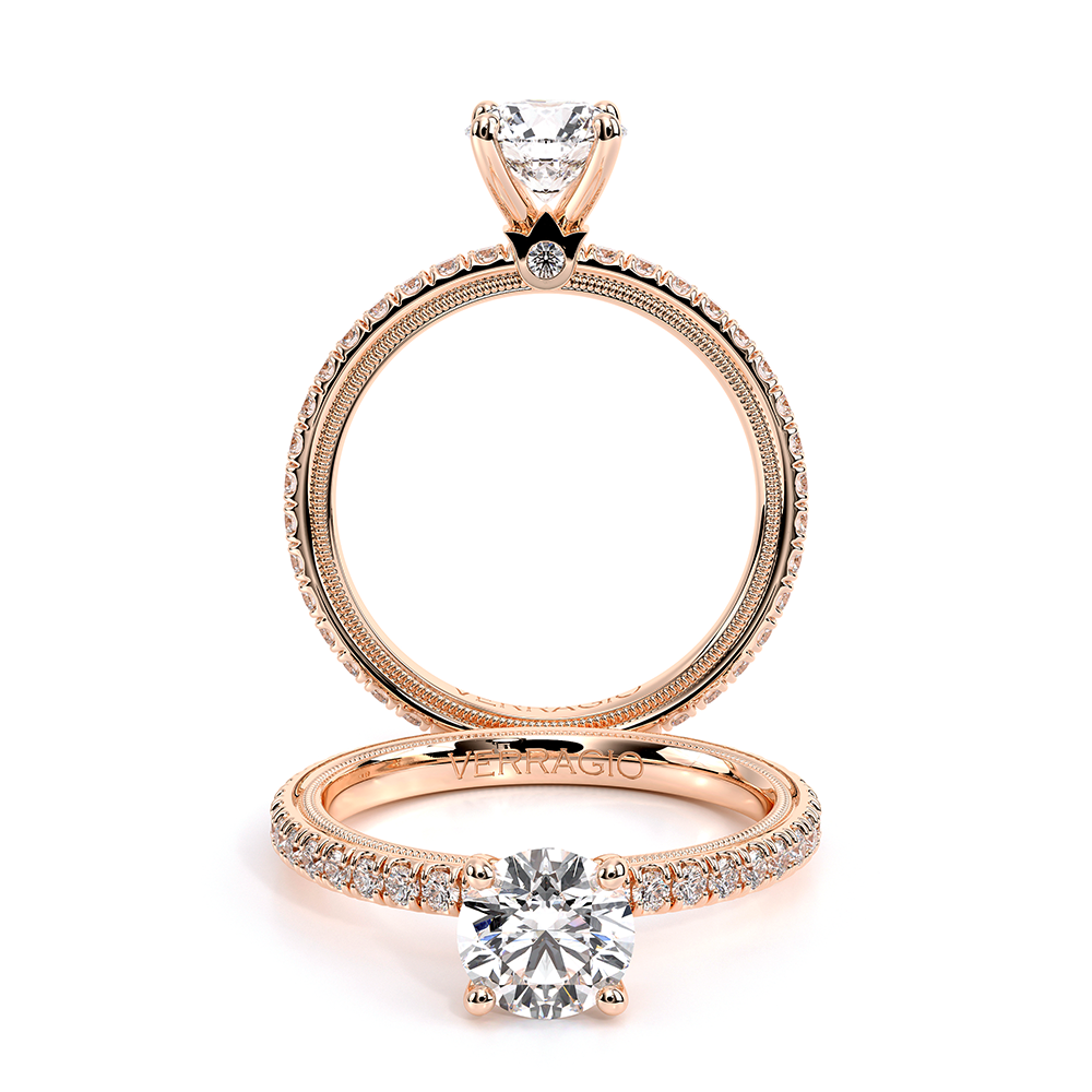 Verragio Pave Round Engagement Ring
