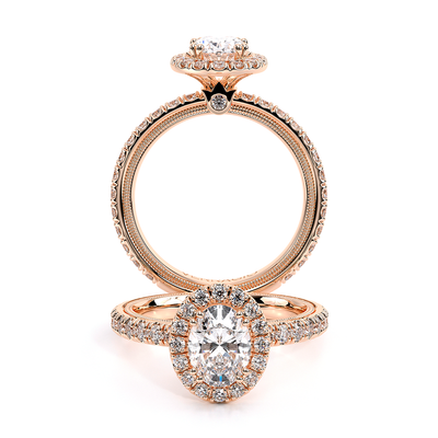 Verragio Pave Oval Engagement Ring