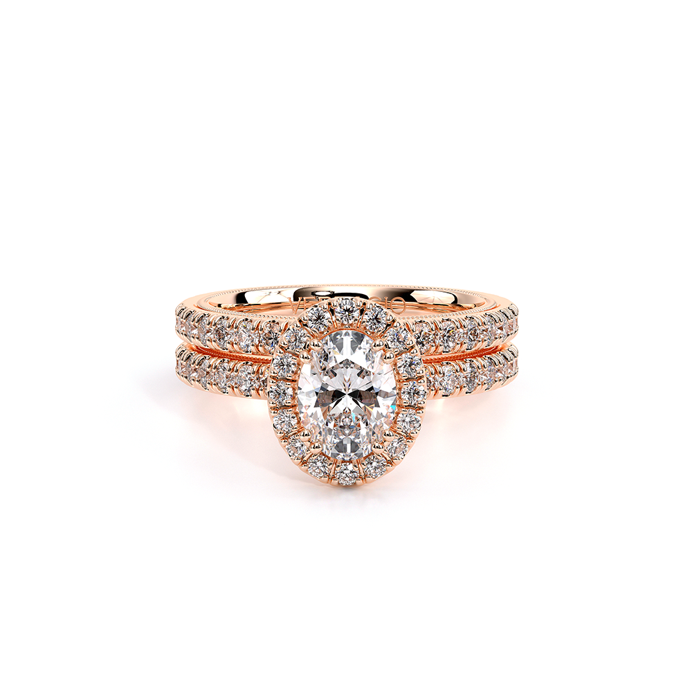 Verragio Pave Oval Engagement Ring