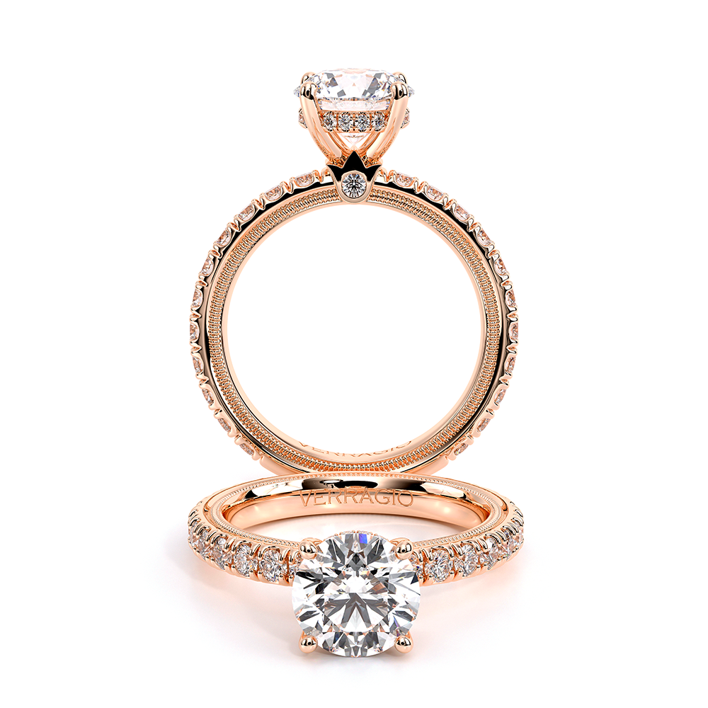 Verragio Pave Round Engagement Ring