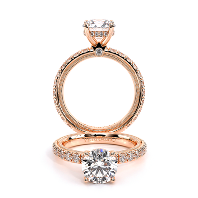 Verragio Pave Round Engagement Ring