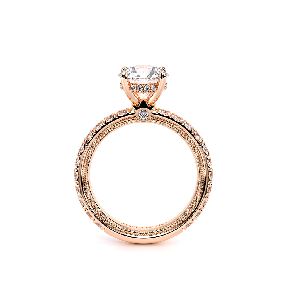 Tradition-210DBR-14K Rose Gold Round