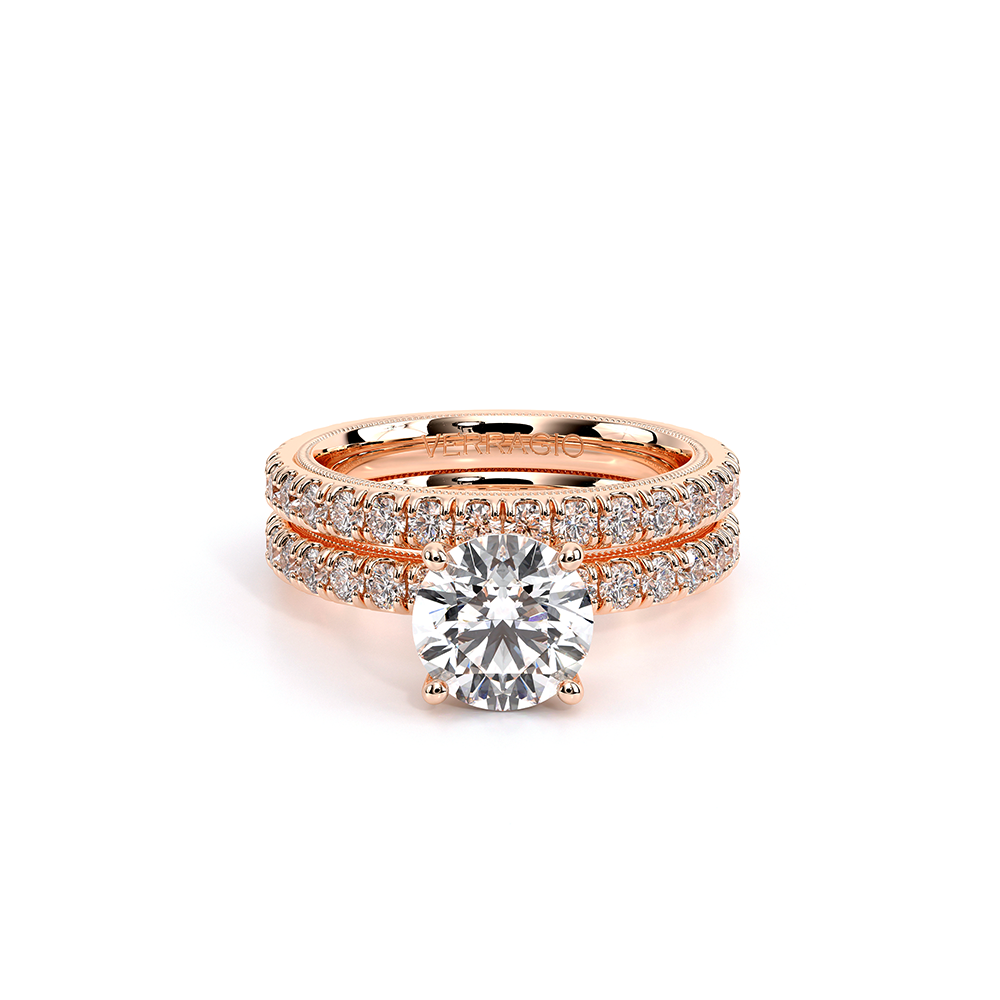 Verragio Pave Round Engagement Ring