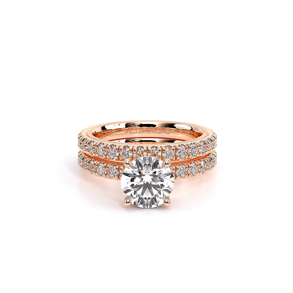 Tradition-210DBR-14K Rose Gold Round