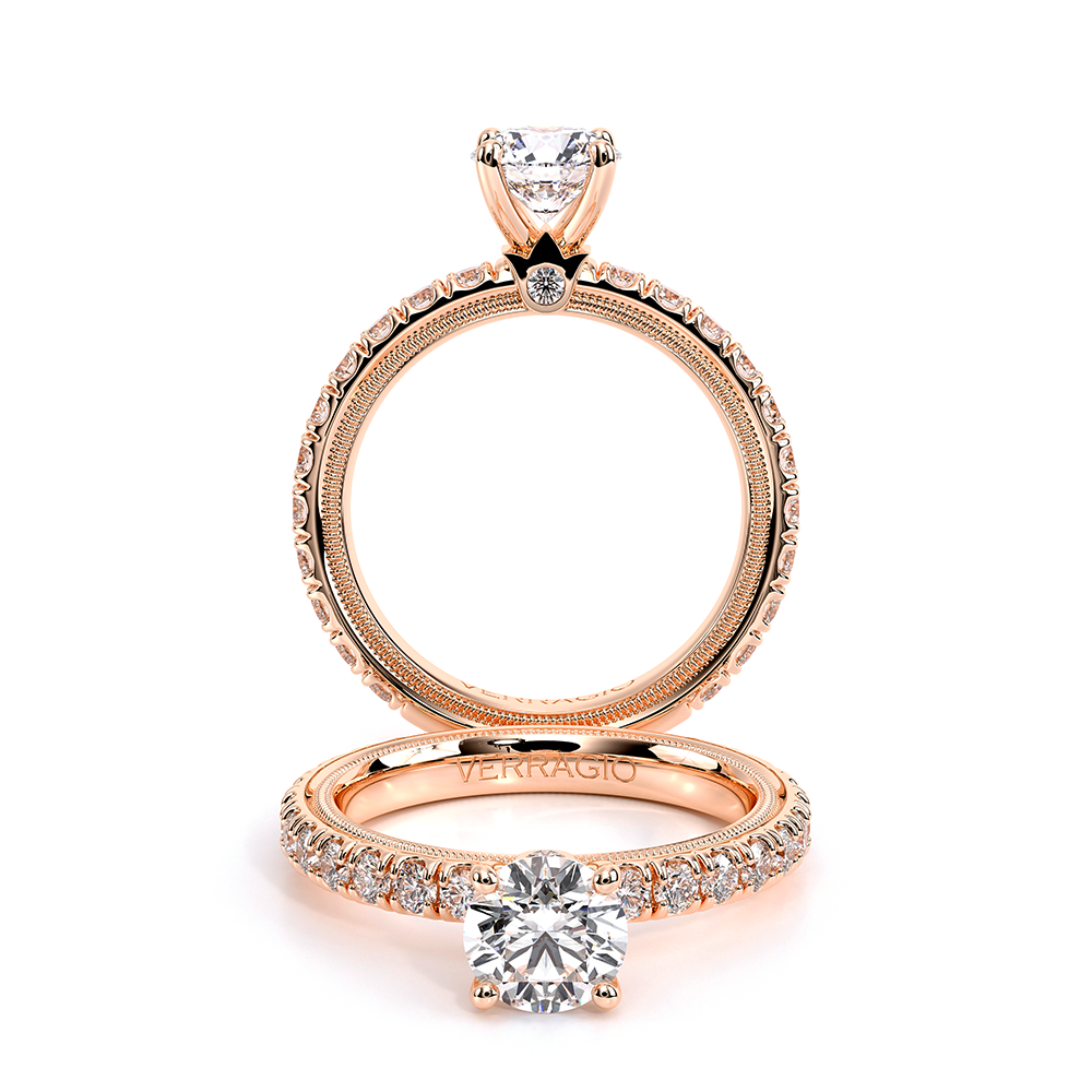 Verragio Pave Round Engagement Ring