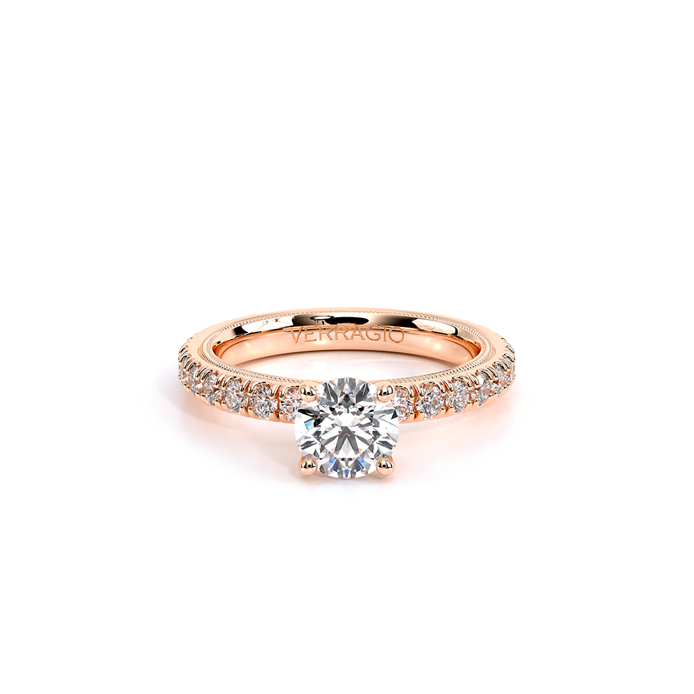 Verragio Pave Round Engagement Ring