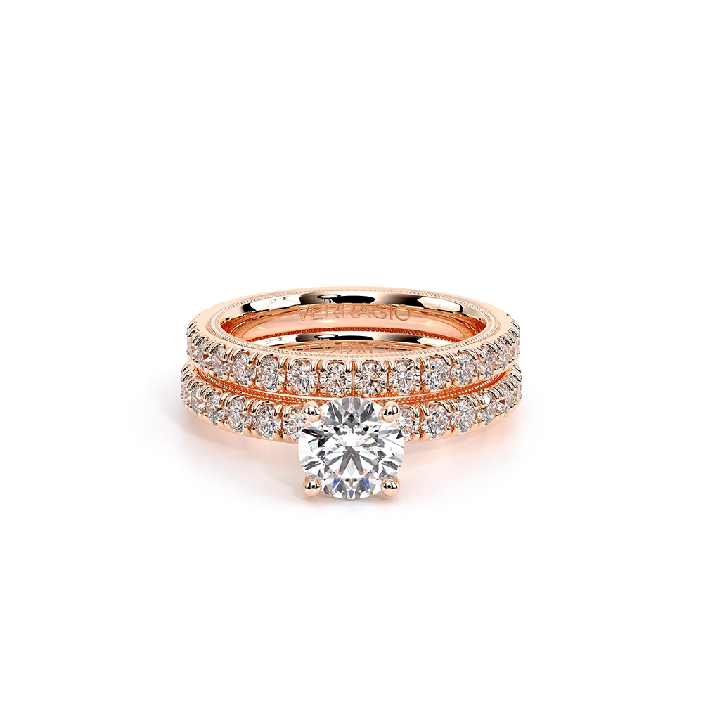 Verragio Pave Round Engagement Ring