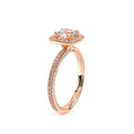 Tradition-120hcu-14k Rose Gold Cushion