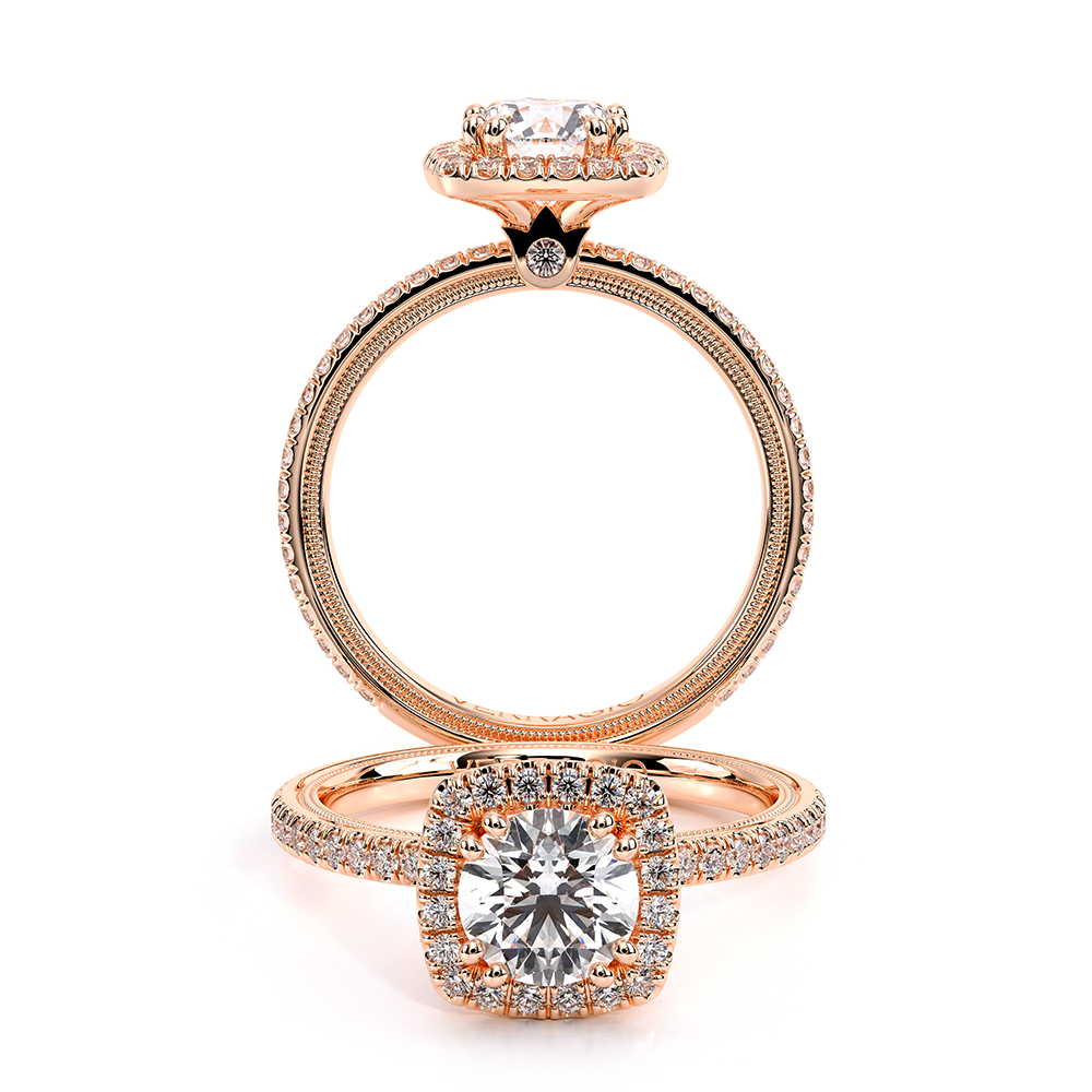 Verragio Halo Round Engagement Ring