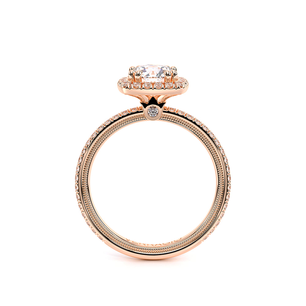 Tradition-120hcu-14k Rose Gold Cushion