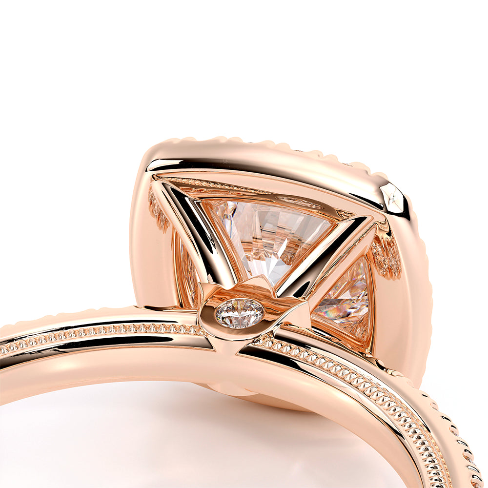 Tradition-120hcu-14k Rose Gold Cushion