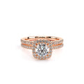 Tradition-120hcu-14k Rose Gold Cushion