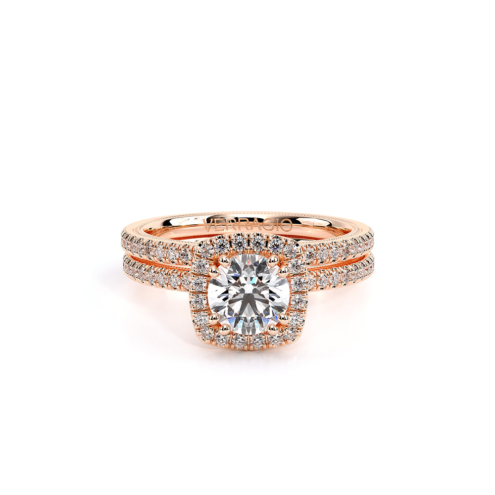 Tradition-120hcu-18k Rose Gold Cushion