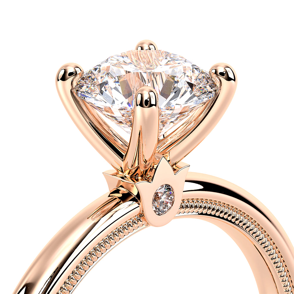Tradition-120R4-S-14K Rose Gold Round