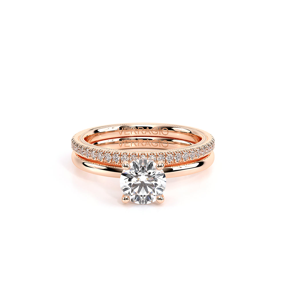 Tradition-120R4-S-14K Rose Gold Round