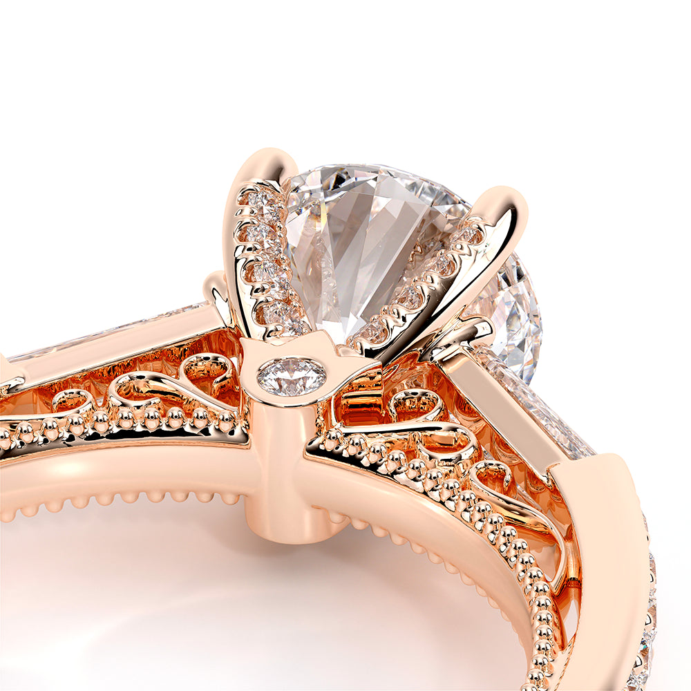 Venetian-5085r-18k Rose Gold Round