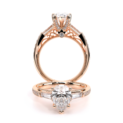 Verragio Three-Stone Pear Engagement Ring