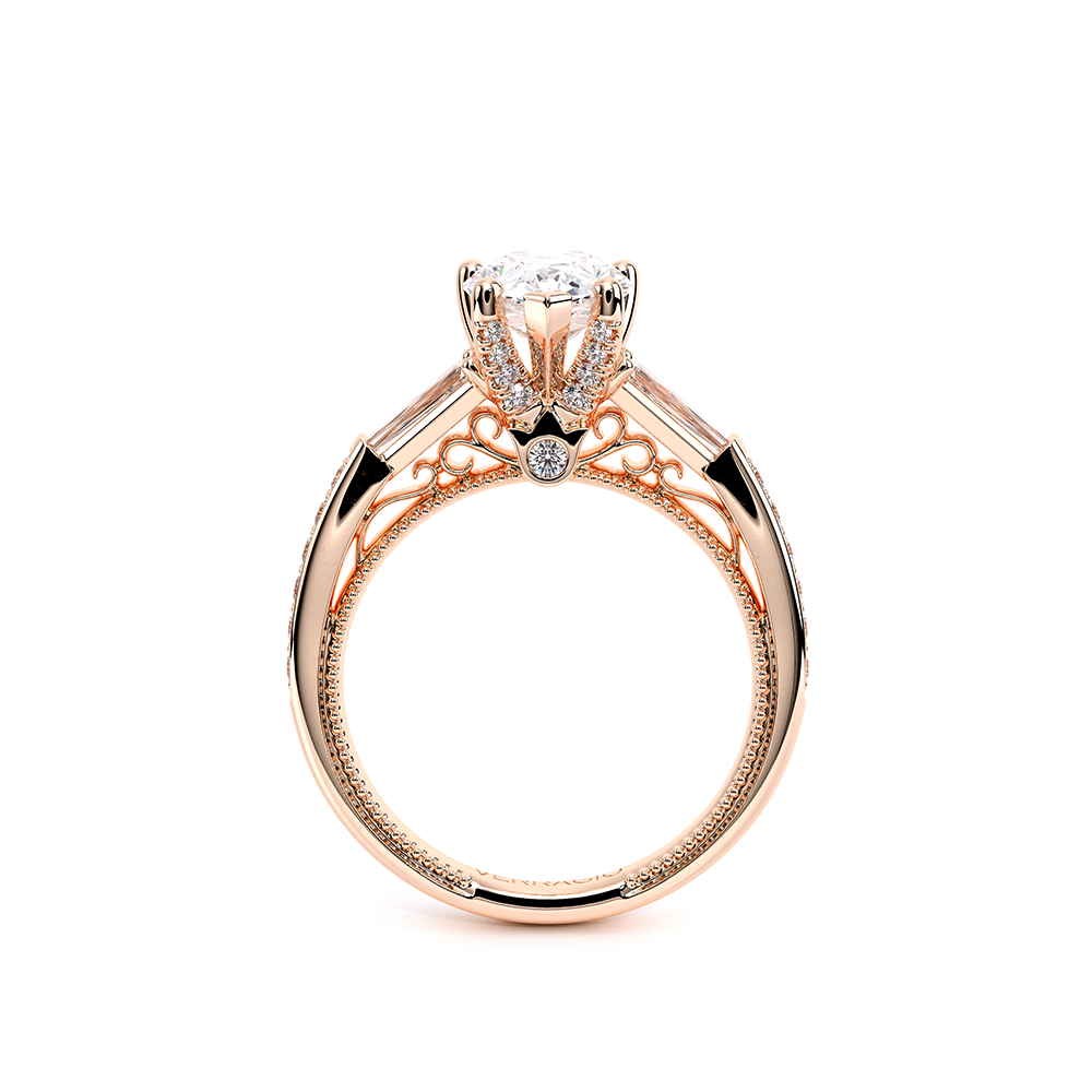 Verragio Three-Stone Pear Engagement Ring