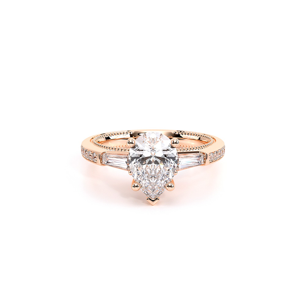 Verragio Three-Stone Pear Engagement Ring