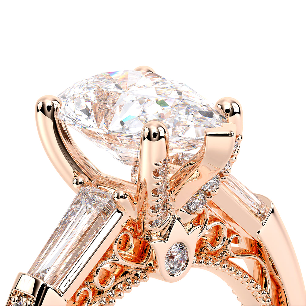 Venetian-5085ps-14k Rose Gold Pear