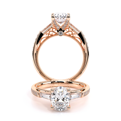 Verragio Three-Stone Oval Engagement Ring
