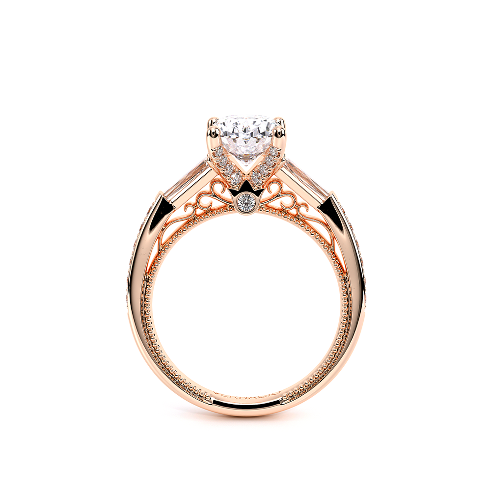 Verragio Three-Stone Oval Engagement Ring