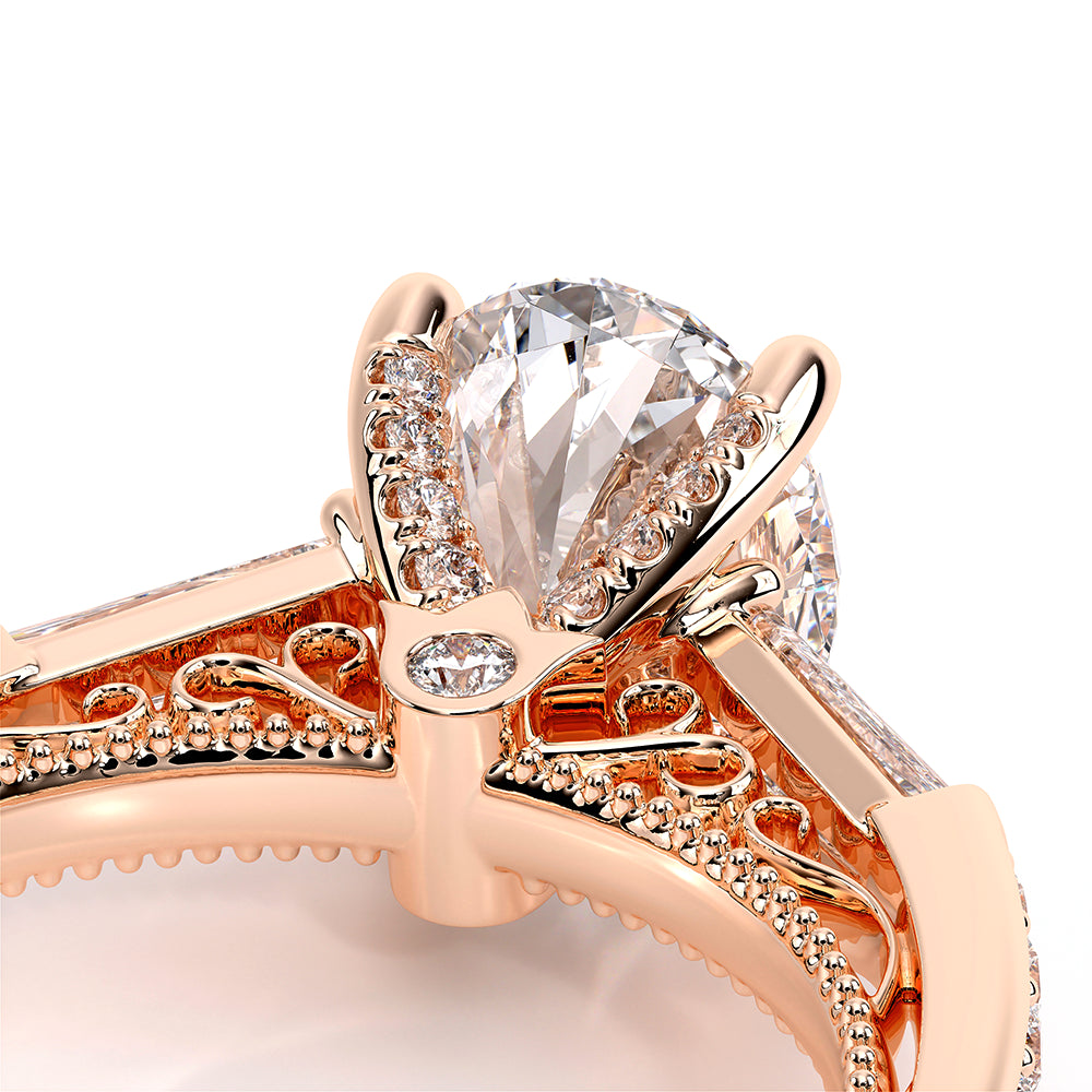 Venetian-5085ov-18k Rose Gold Oval