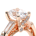 Verragio Three-Stone Oval Engagement Ring
