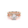 Verragio Three-Stone Oval Engagement Ring