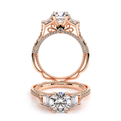 Verragio Three-Stone Round Engagement Ring