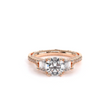 Verragio Three-Stone Round Engagement Ring