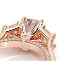 Verragio Three-Stone Round Engagement Ring