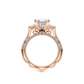 Verragio Three-Stone Princess Engagement Ring
