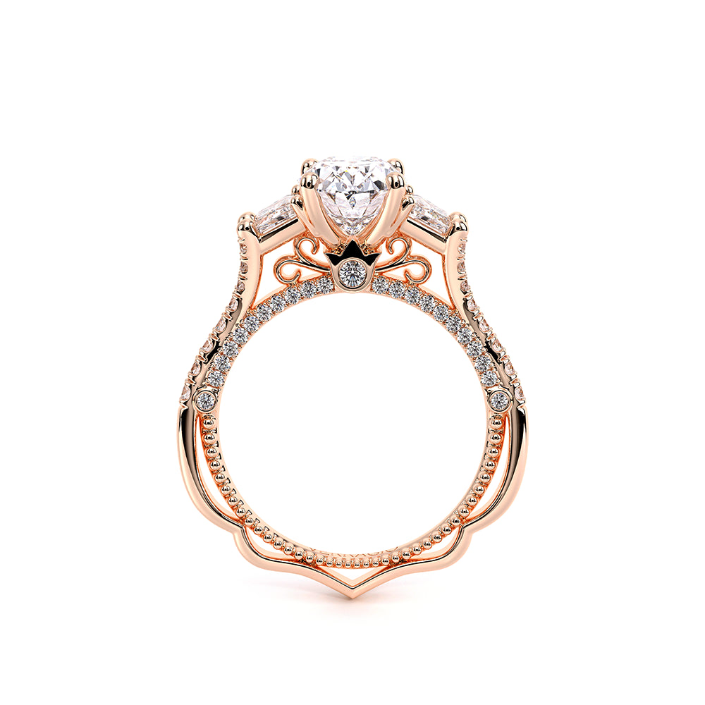 Venetian-5086ov-18k Rose Gold Oval
