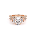 Verragio Three-Stone Oval Engagement Ring