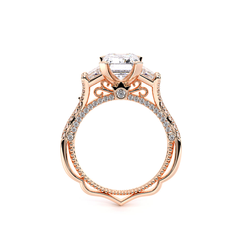 Venetian-5086em-14k Rose Gold Emerald