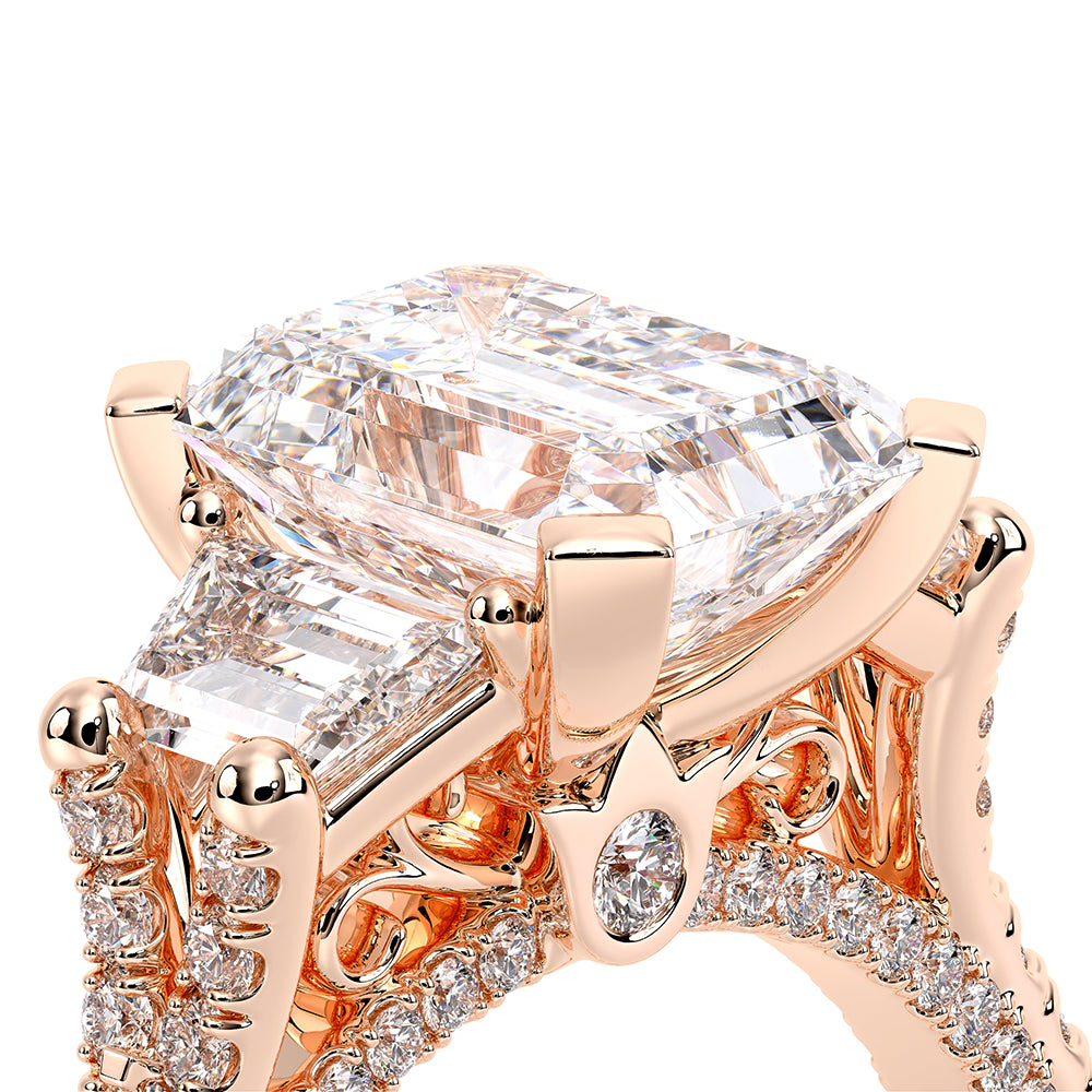 Venetian-5086em-14k Rose Gold Emerald