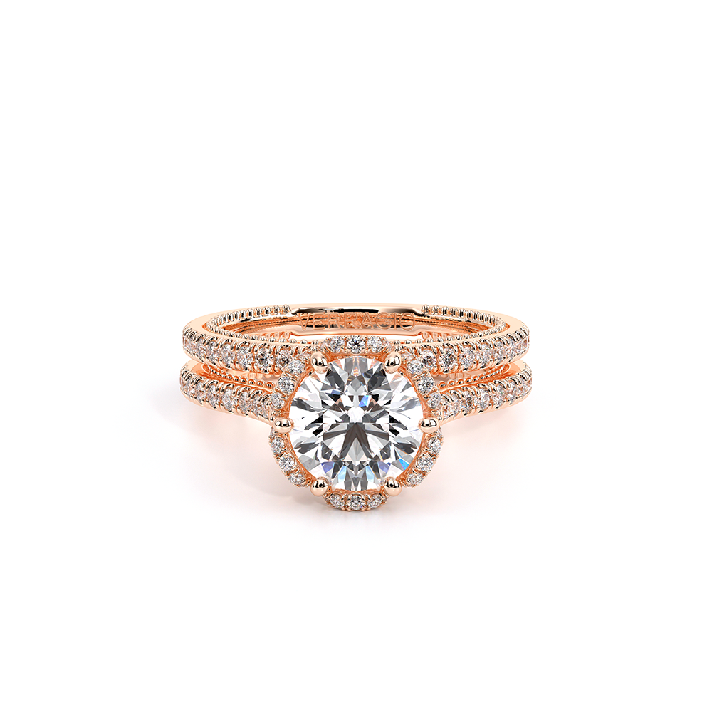 Verragio Halo Round Engagement Ring