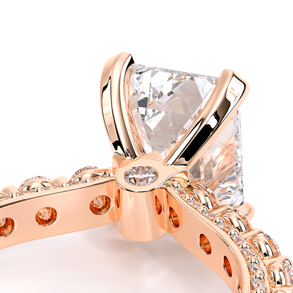 Verragio Pave Emerald Engagement Ring