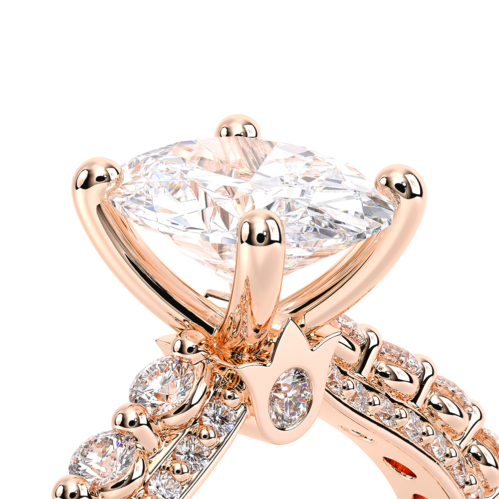 Verragio Pave Oval Engagement Ring