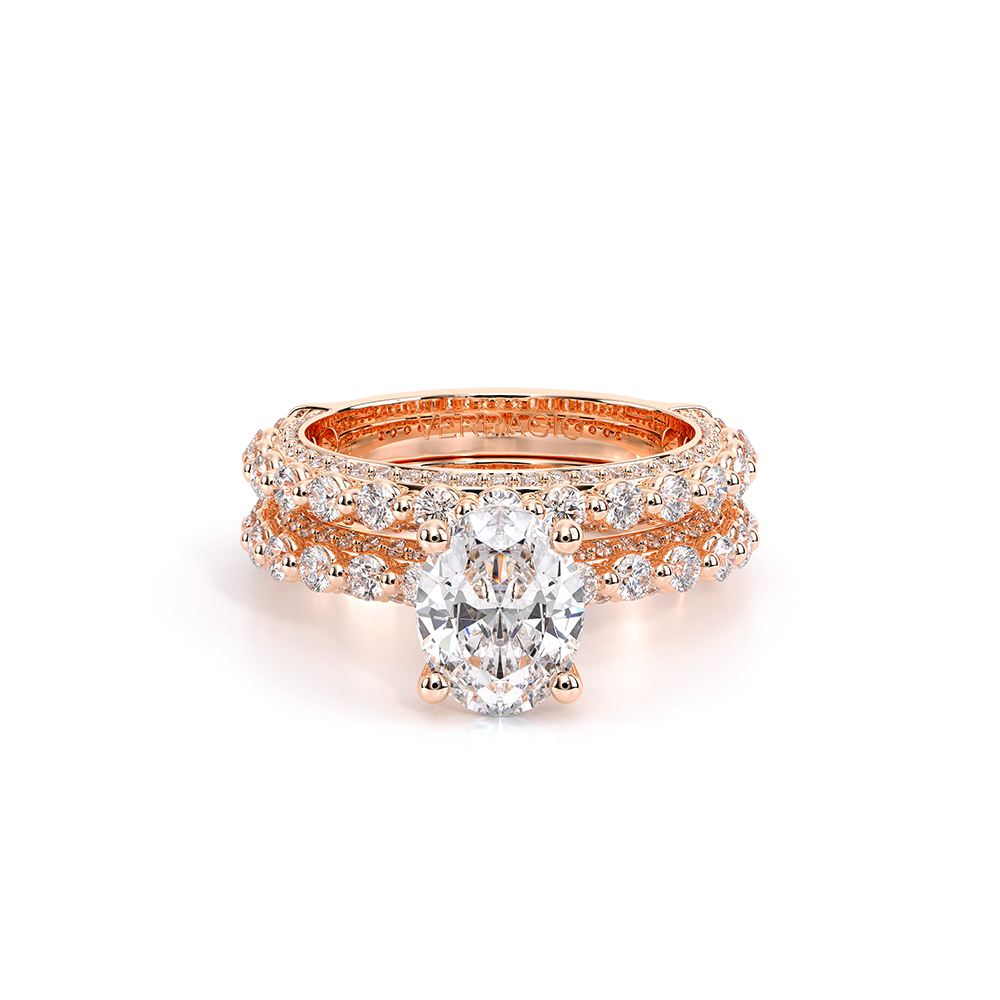 Verragio Pave Oval Engagement Ring