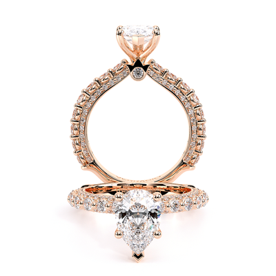 Verragio Pave Pear Engagement Ring