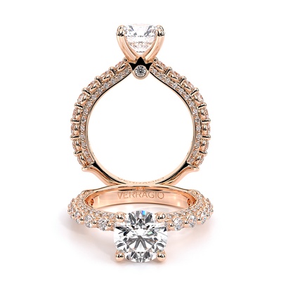 Verragio Pave Round Engagement Ring