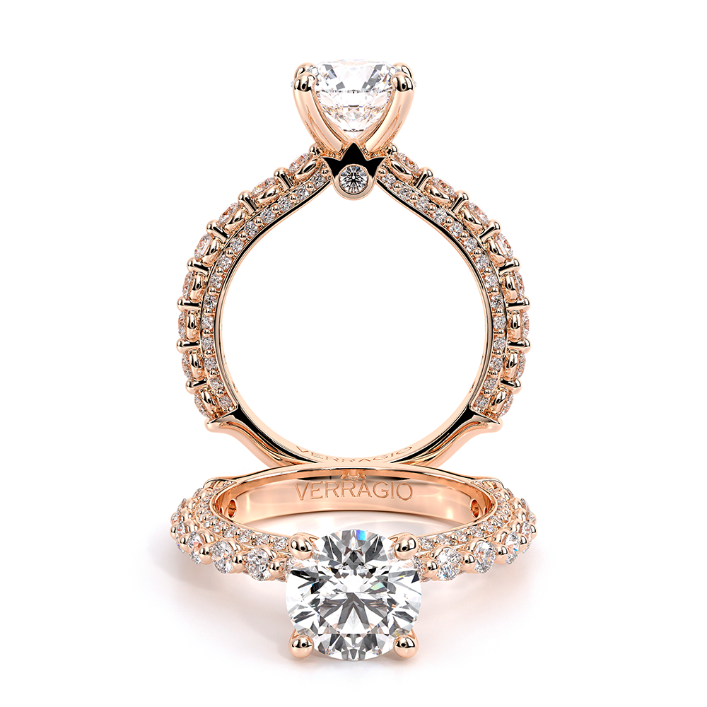 Verragio Pave Round Engagement Ring