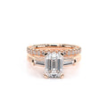 Renaissance-991EM-S-18K Rose Gold Emerald