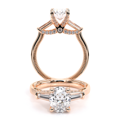 Verragio Three-Stone Oval Engagement Ring