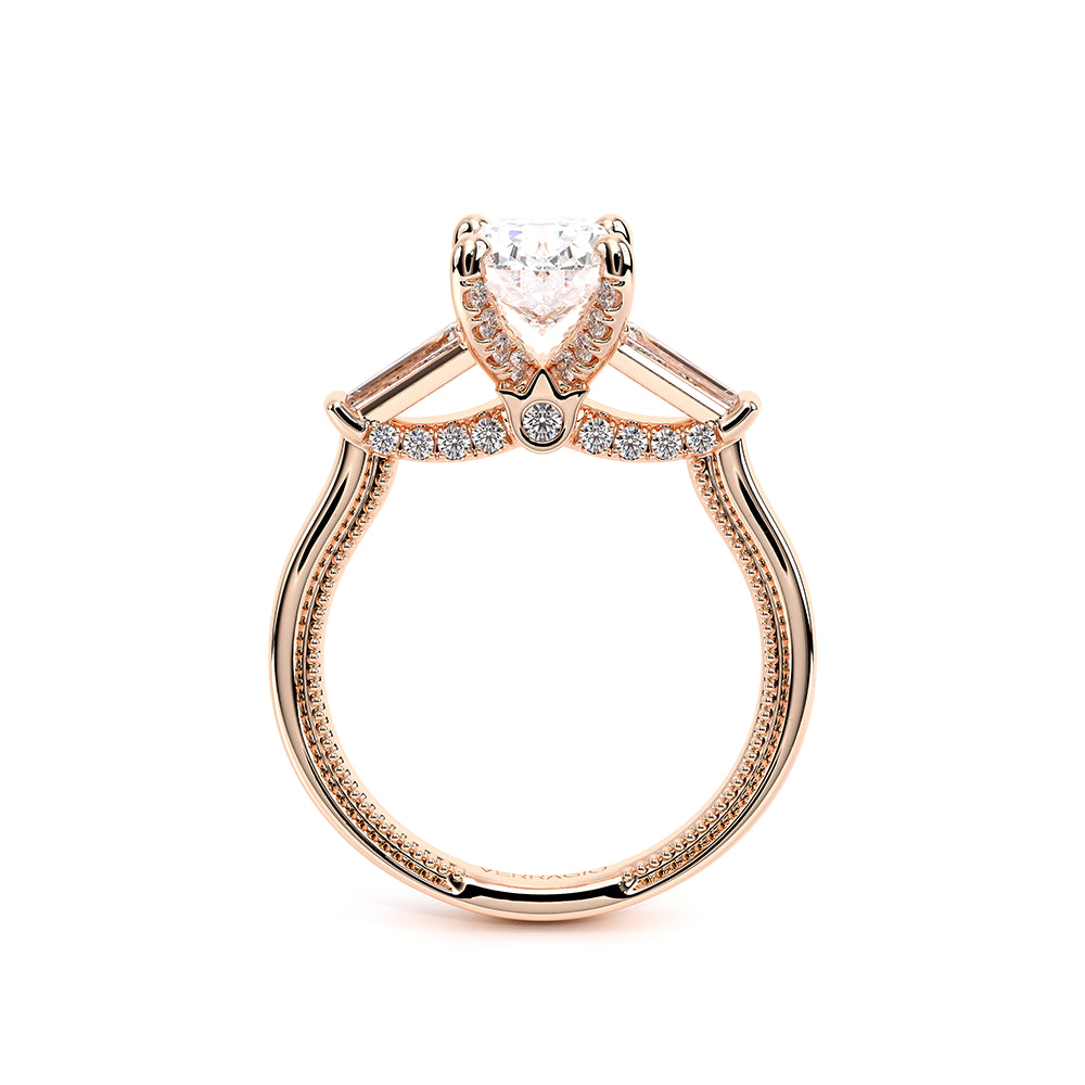 Renaissance-991OV-S-14K Rose Gold Oval