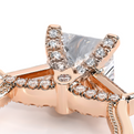 Verragio Three-Stone Princess Engagement Ring